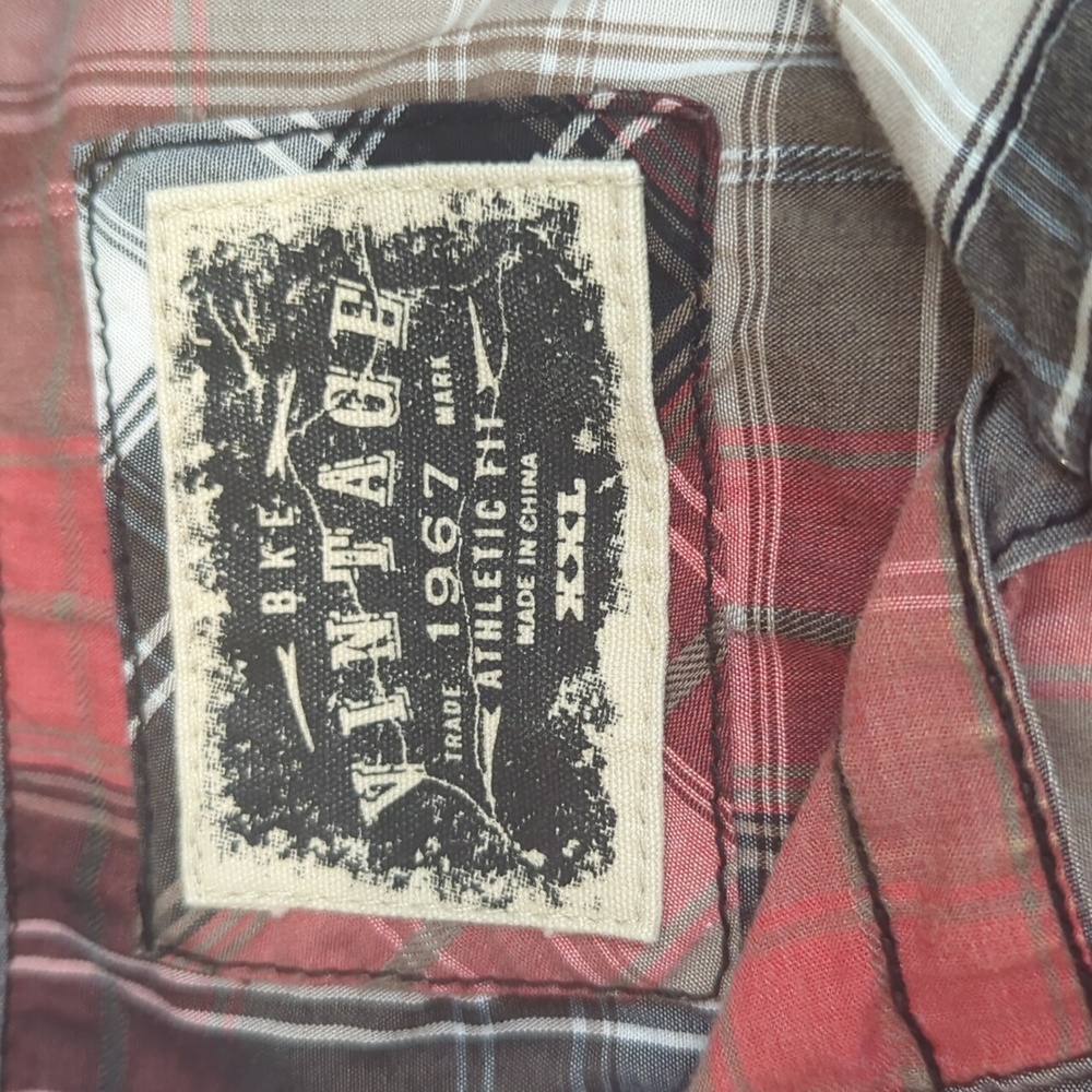 Buckle Plaid Button Down - image 3